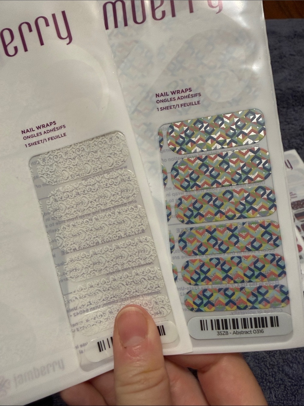 Brand New Jamberry Nail Wraps set of 4 - Picture 9 of 12
